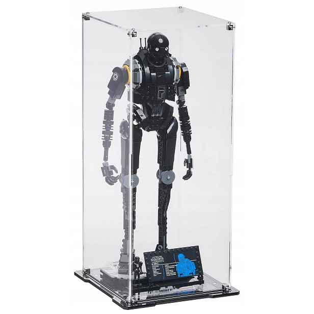 Vitrína Blacked Brick pro Lego 75434 Star Wars Strážný droid K-2SO