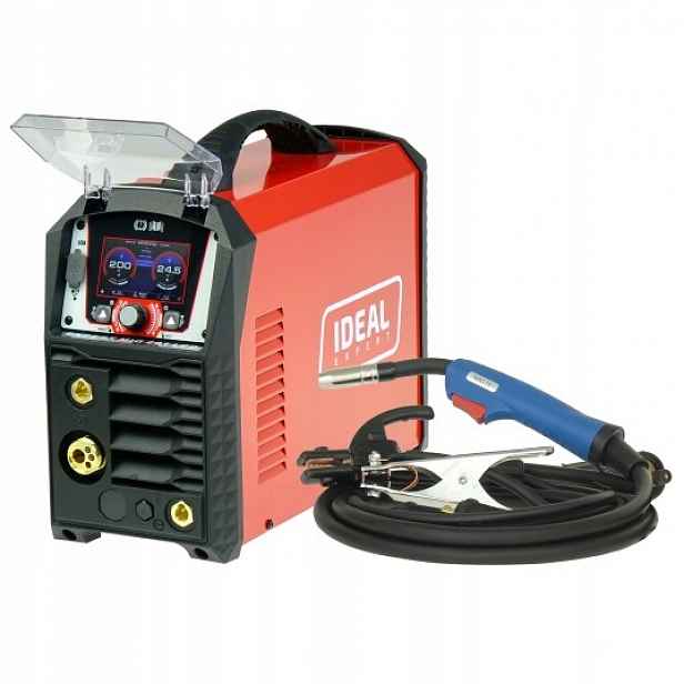 Svařovací Stroj Migomat Ideal Expert Mig 201 LCD Synergie Mag Mma Tig 200A 230V