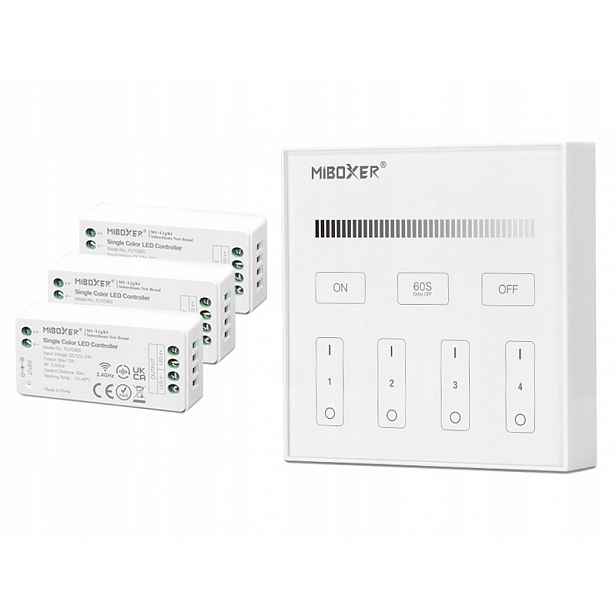 3 X Ovladač Zónový Nástěnný Panel 432W Milight