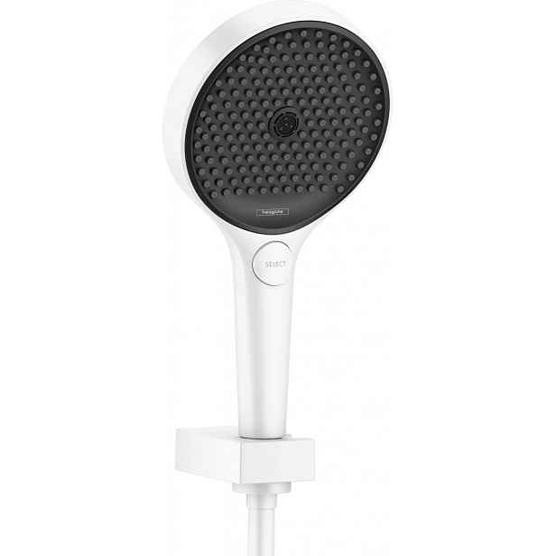 Hansgrohe Rainfinity sada sprchové hlavice 130, 3jet, držáku a hadice 1,6 m, matná bílá 26851700