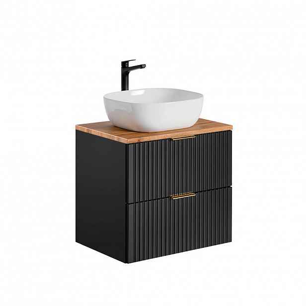 Petits-meubles UMYVADLO 60.6cm Adriel Černá