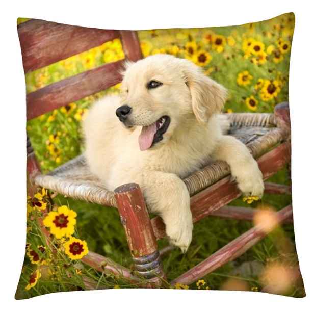 Povlak na polštář s motivem psa 15 Mybesthome 40x40 cm