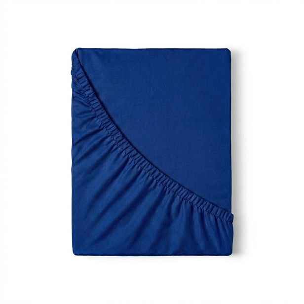 TP Saténové prostěradlo LUXURY COLLECTION 180x200+25 Tmavě modré