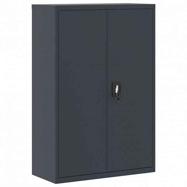 vidaXL Kartotéka antracitová 90 x 40 x 140 cm ocel