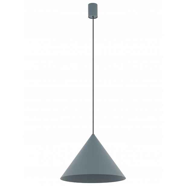 Závěsná Lampa Zenith M šedá světle modrá 1xGU10 130 cm moderní stropní obývací pokoj