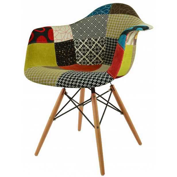Křeslo Dankor Design Daw Rar Dar Patchwork