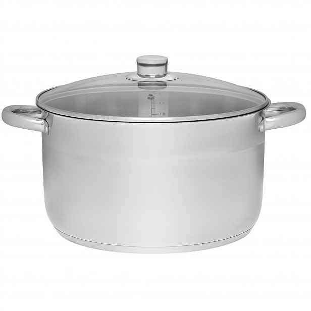 Nerezový hrnec s poklicí, 10 l