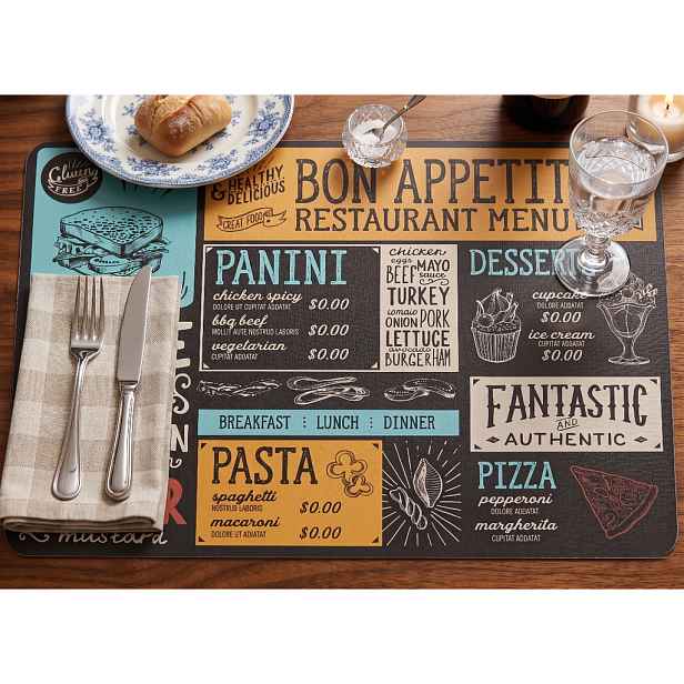 Prostírání MENU 28x43 cm Mybesthome