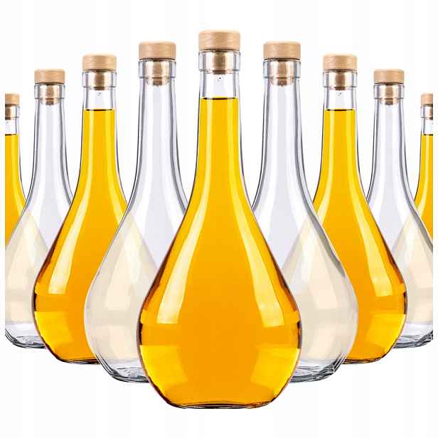 TEMU 30ks LEZKA 0.5L Skleněné Lahve s pro Likéry, a Alkohol