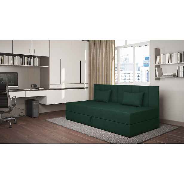 Válenda s úložným prostorem 90x200 ALAMO 1 - zelená