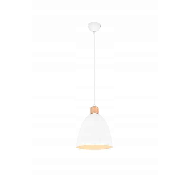 Závěsná lampa lustr nad stůl bílá Rl