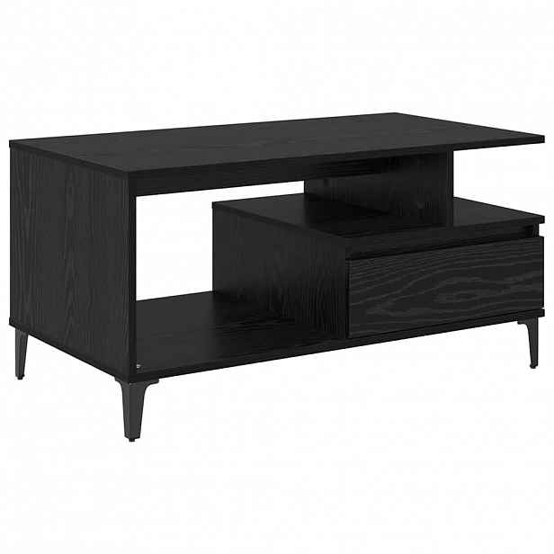 vidaXL Konferenční stolek Černý dub 90 x 49 x 45 cm Kompozitní dřevo