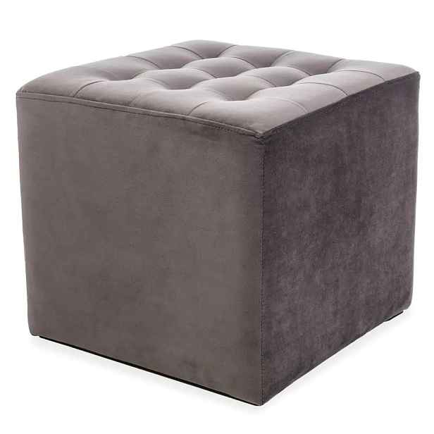 Casarredo Taburet LORI VELVET šedá