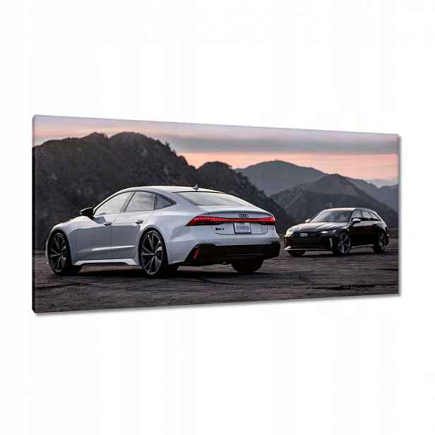 Obrazy 115x55 Bílé Audi RS7 Auto