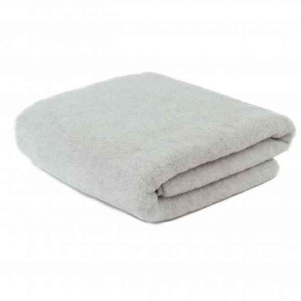 Vlněná přikrývka merino 160x200 Alpaca popelavě šedá