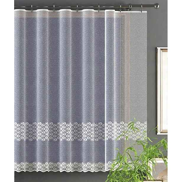 Mg Záclona žakárová 628/128 Bílá 500X160cm hotová Bt M