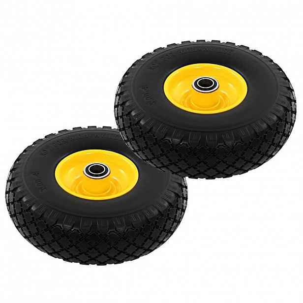 vidaXL Kola k rudlu 2 ks solidní PU 3.00–4 (260 x 85)