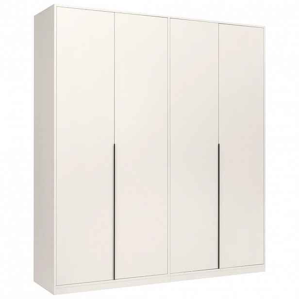 P & B ŠATNÍ SKŘÍŇ S OTOČNÝMI DVEŘMI, kašmírová, 185/211/53 cm