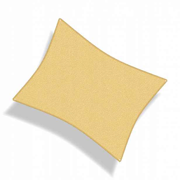 Zahradní Sluneční Plachta Béžová 3m x 2,5m