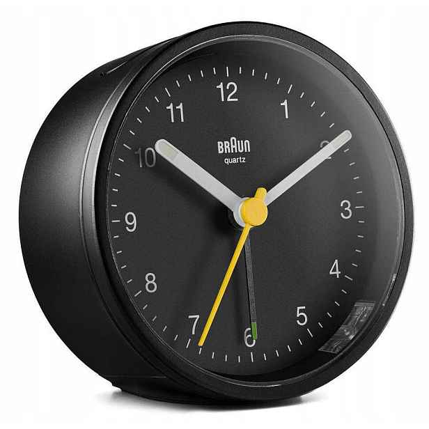 Klasický Budík Braun BC12B Alarm Zdřímnutí Podsvěcení