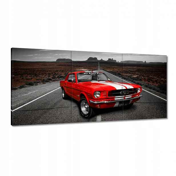 Obrazy 210x100 Červený Ford Mustang