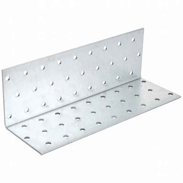 Tesařský spojovací montážní úhelník 60x60x180 x 2 mm KM22 25 Ks