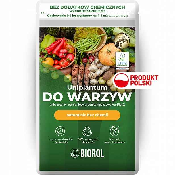 Biorol organický zlepšovač půdy pro zeleniny 900g hnojivo uniplantum 3 kusy