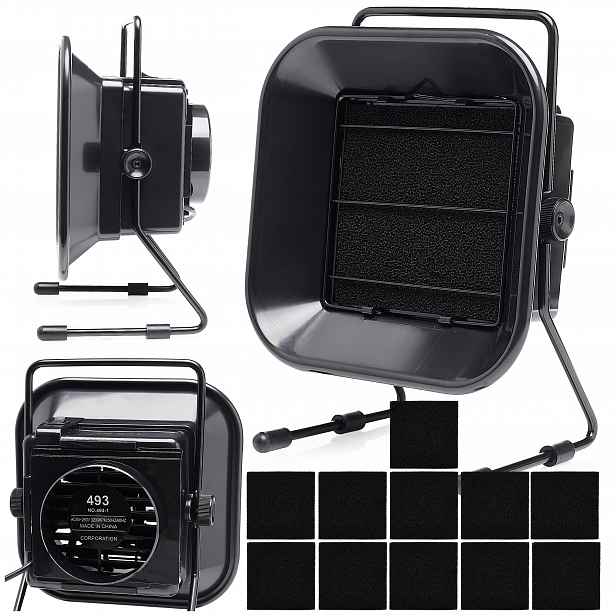 Servisní Pohlcovač Kouřových Výparů 30W 11 Uhlíkových Filtrů Sada Servis