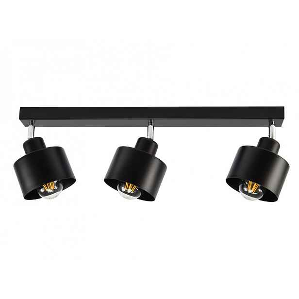 stropní svítidlo Led lustr 3xE27 černá 384-B3