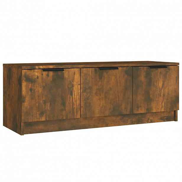 vidaXL TV skříňka kouřový dub 102 x 35 x 36,5 cm kompozitní dřevo