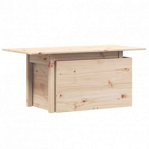 vidaXL Zahradní stůl 100 x 50 x 75 cm masivní borové dřevo