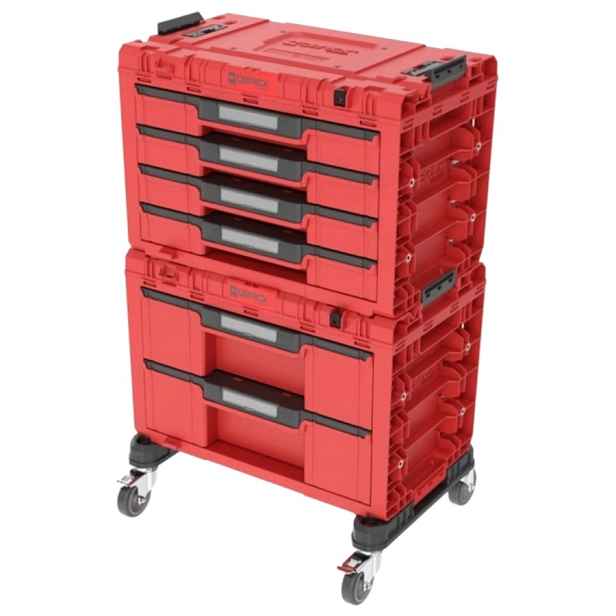 Qbrick Prime Workshop Drawers SET1 Red dílenská skříň na nářadí
