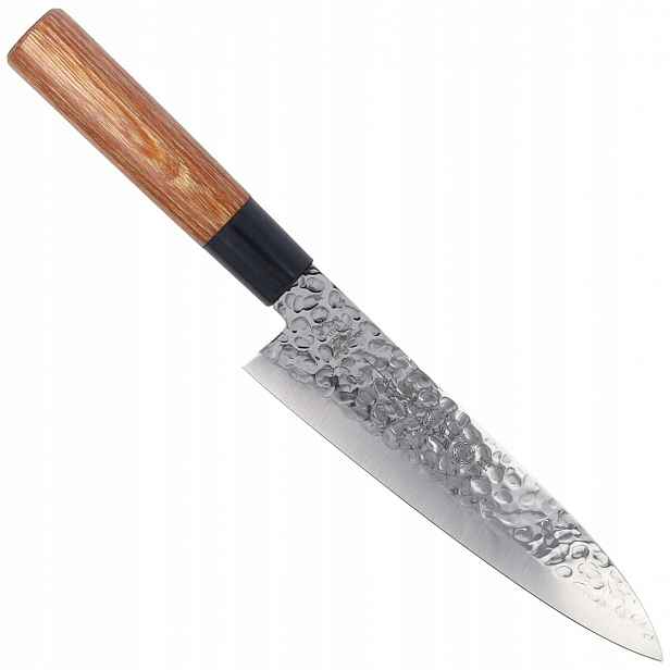 Nůž Tsubazo Gyuto Pakka Wood, Tsuchime Daido 1K6 (340318)