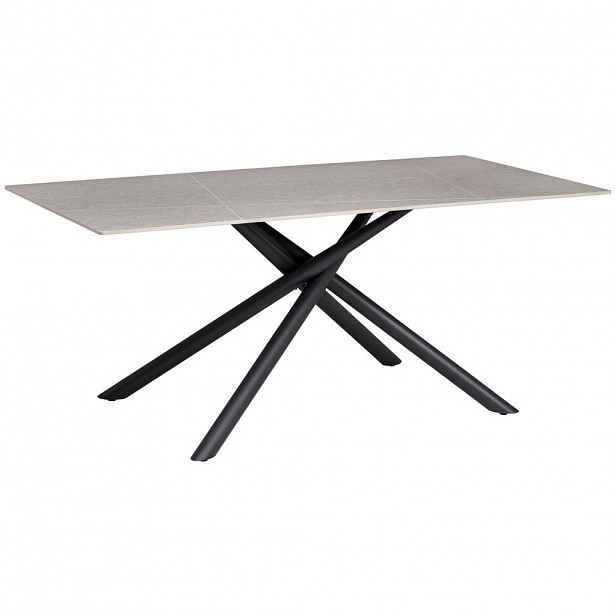 P & B JÍDELNÍ STŮL, šedá, 180/90/76 cm