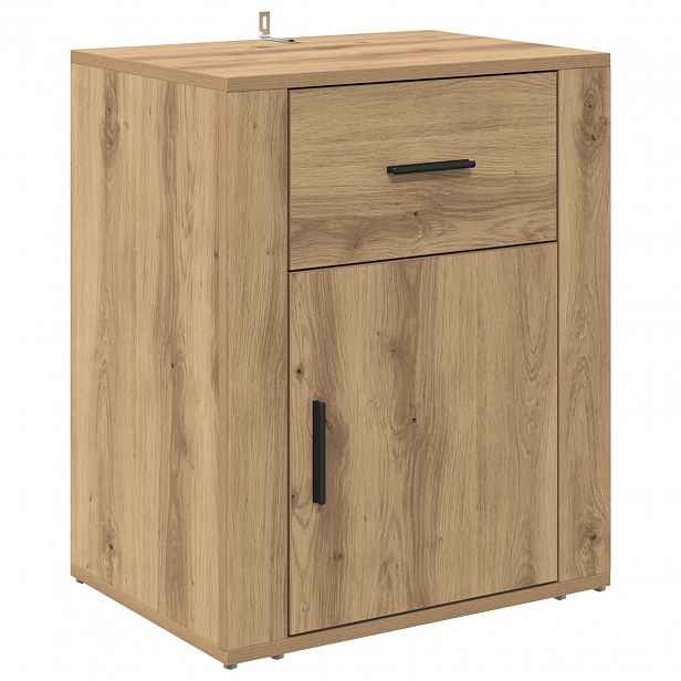 vidaXL Noční skříňka Artisanový dub 35 x 50 x 60 cm Kompozitní dřevo
