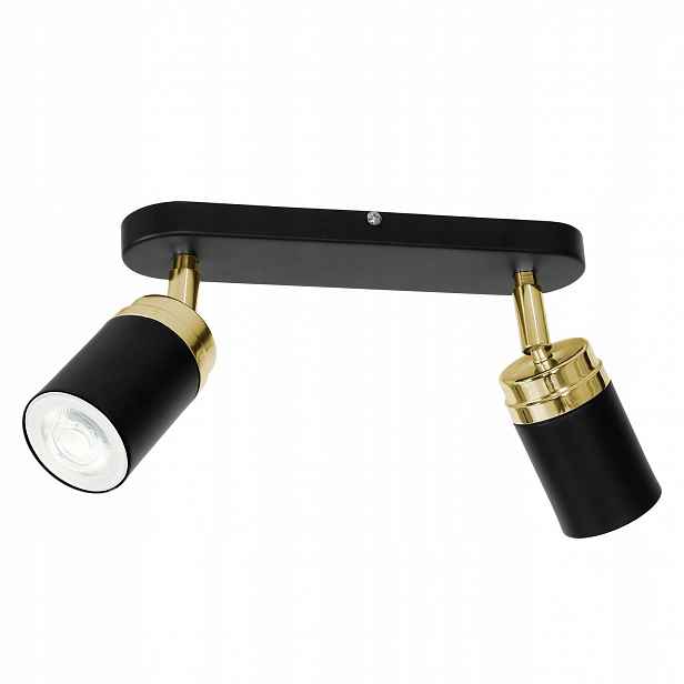 Lampa Stropní Svítidlo Moderní stropní zlatá černá GU10