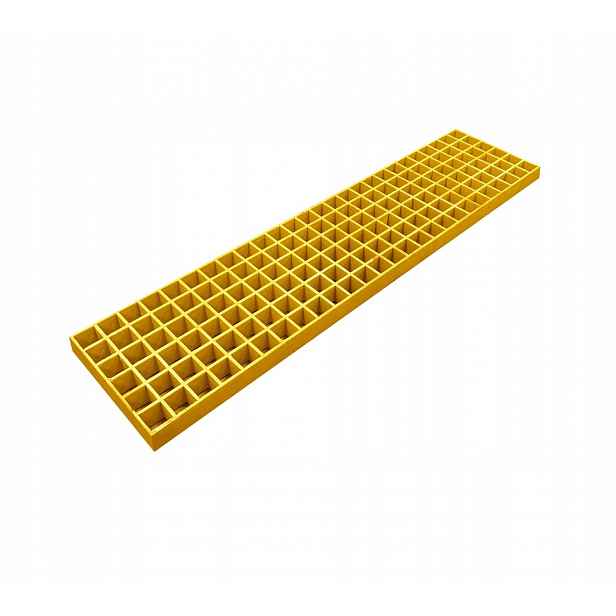 Průmyslové schodišťové stupně z mřížky Frp 240×1000×38 mm odolné vůči korozi