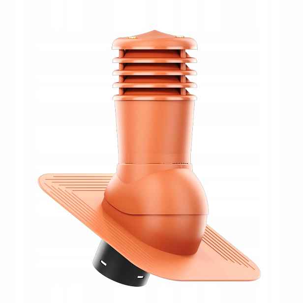 Větrací komín Smartline pod asfaltový šindel/pape fi 150 mm, nezateplený, cihlový