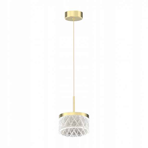 Závěsná lampa Elegance zlatá 100x15x15 cm Led 9W moderní nastavitelná výška
