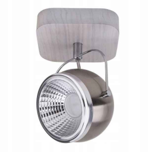 Nástěnná Lampa Ball Wood 5W 3000K Dub Bílý