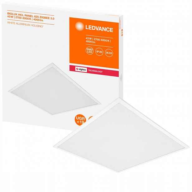 Led panel Stropní nástěnné svítidlo 43W 4000lm Cct Smart+ ZigBee