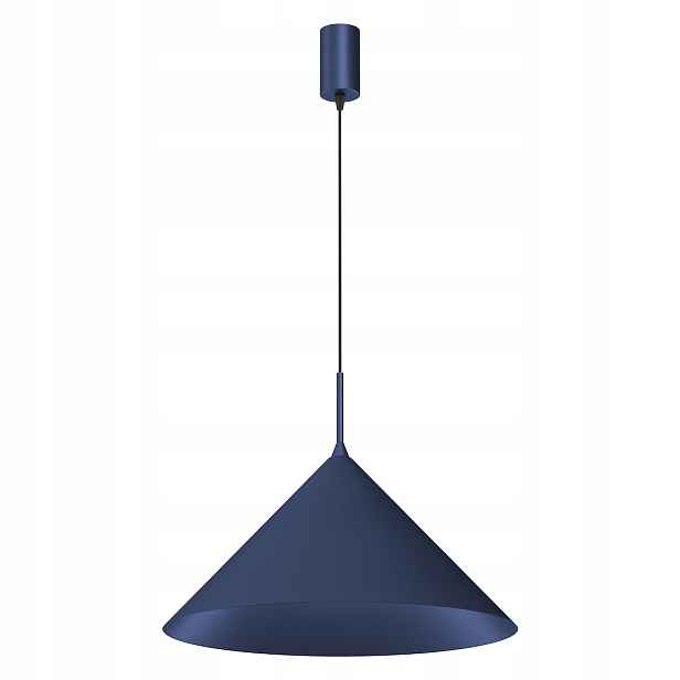 Závěsná lampa Milagro Capital Navy Blue MLP0956 Ø46 cm GX53 tmavě modrá kovová