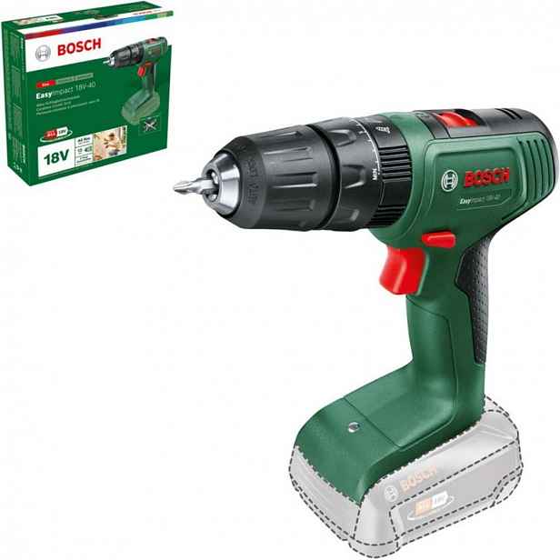 Bosch - 18V AKU vrtačka s příklepem, bez baterie a nabíječky 06039D8100