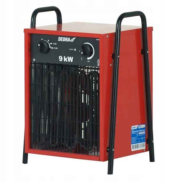 Elektrický ohřívač 9 kW DED9924 3stupňová regulace výkonu 400 V