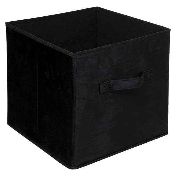 5five Simply Smart Úložný box Textilie 31x31 cm černý