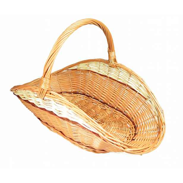 Wiklinowy Koš Na Dřevo košík do krbu 61 CM