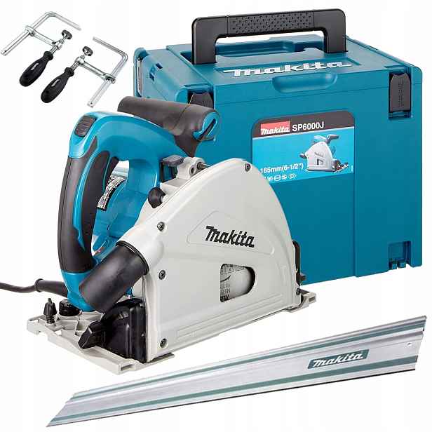 Makita SP6000J Záhlubníková Pila 165 mm Lišta SP6000J 199141-8 194385-5