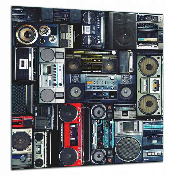 Skleněná Ochranná Deska Panel Lepidlo 60x65 Rádio