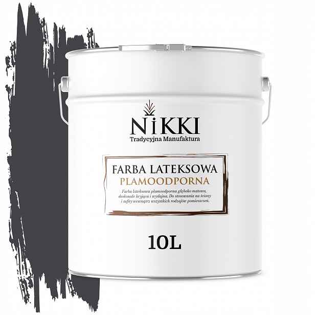 Barva Nástěnná Barva Odolná Proti Skvrnám, Barva Černá, H0907 10L, Hluboký Mat