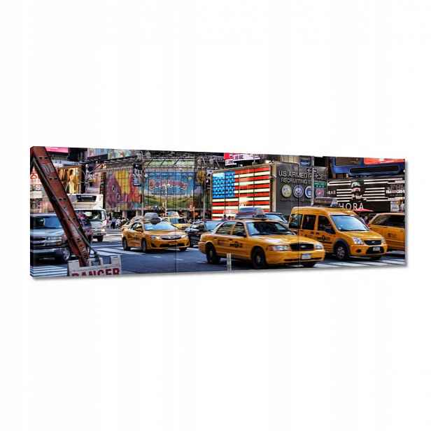 Obrazy 120x40 New York Yellow Cab